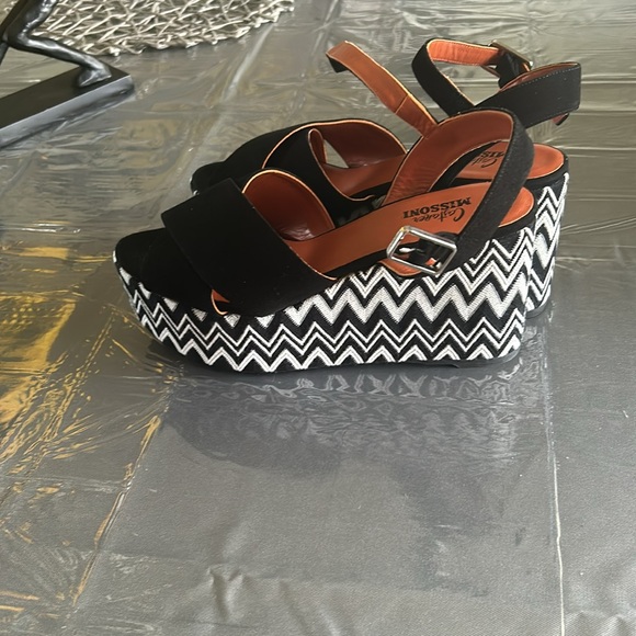 New never worn Castaner missoni wedge sandals brought from Bloomingdale’s - Picture 2 of 11